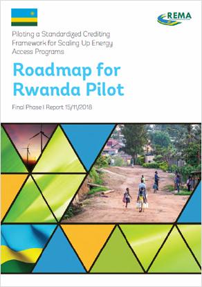 A Roadmap for the Standardized Crediting Framework Pilot in Rwanda A Roadmap for the Standardized Crediting Framework Pilot in Rwanda